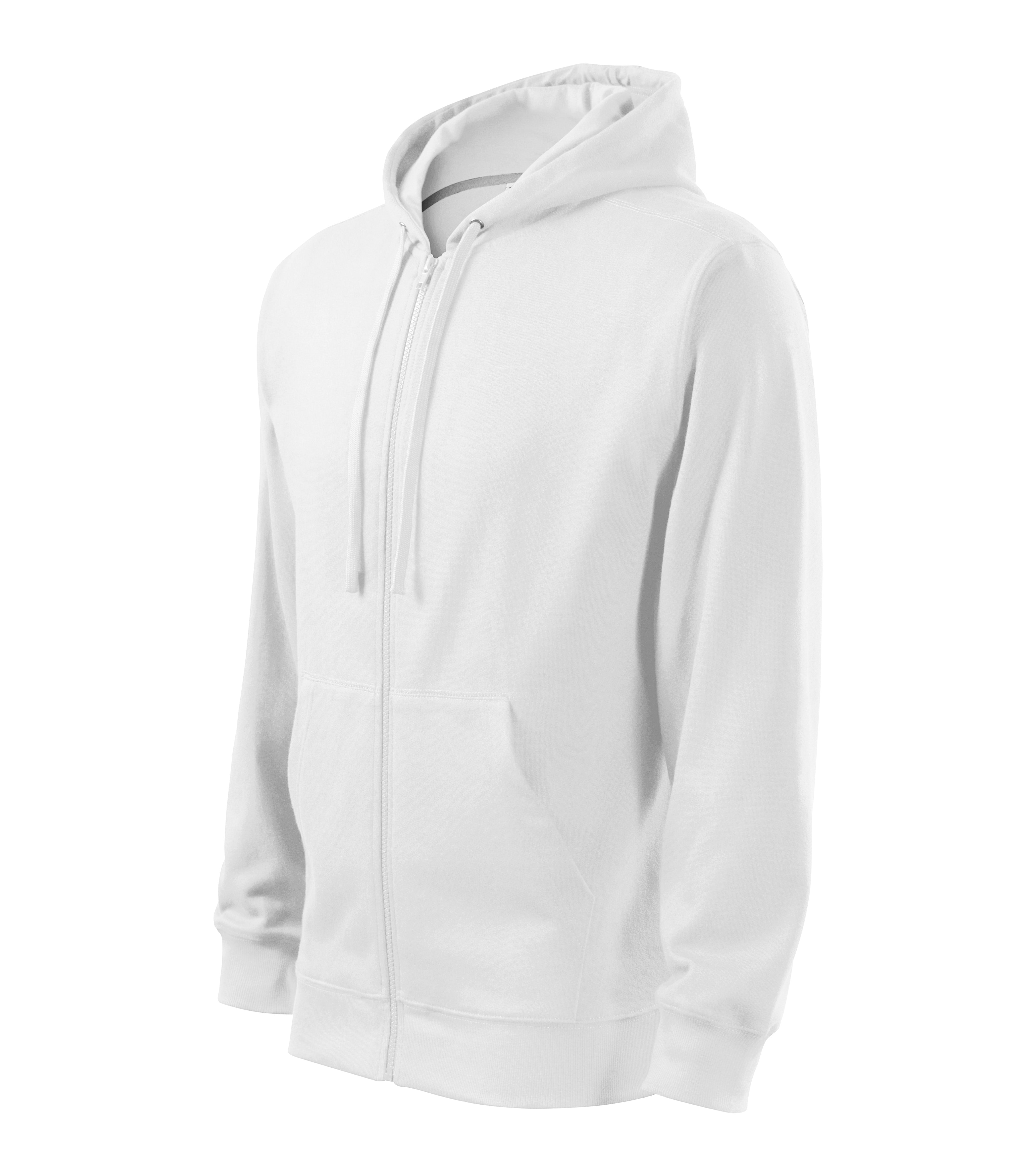 MALFINI Trendy zipper 410 Radna majica dugih rukava sa kapuljačom i zipom