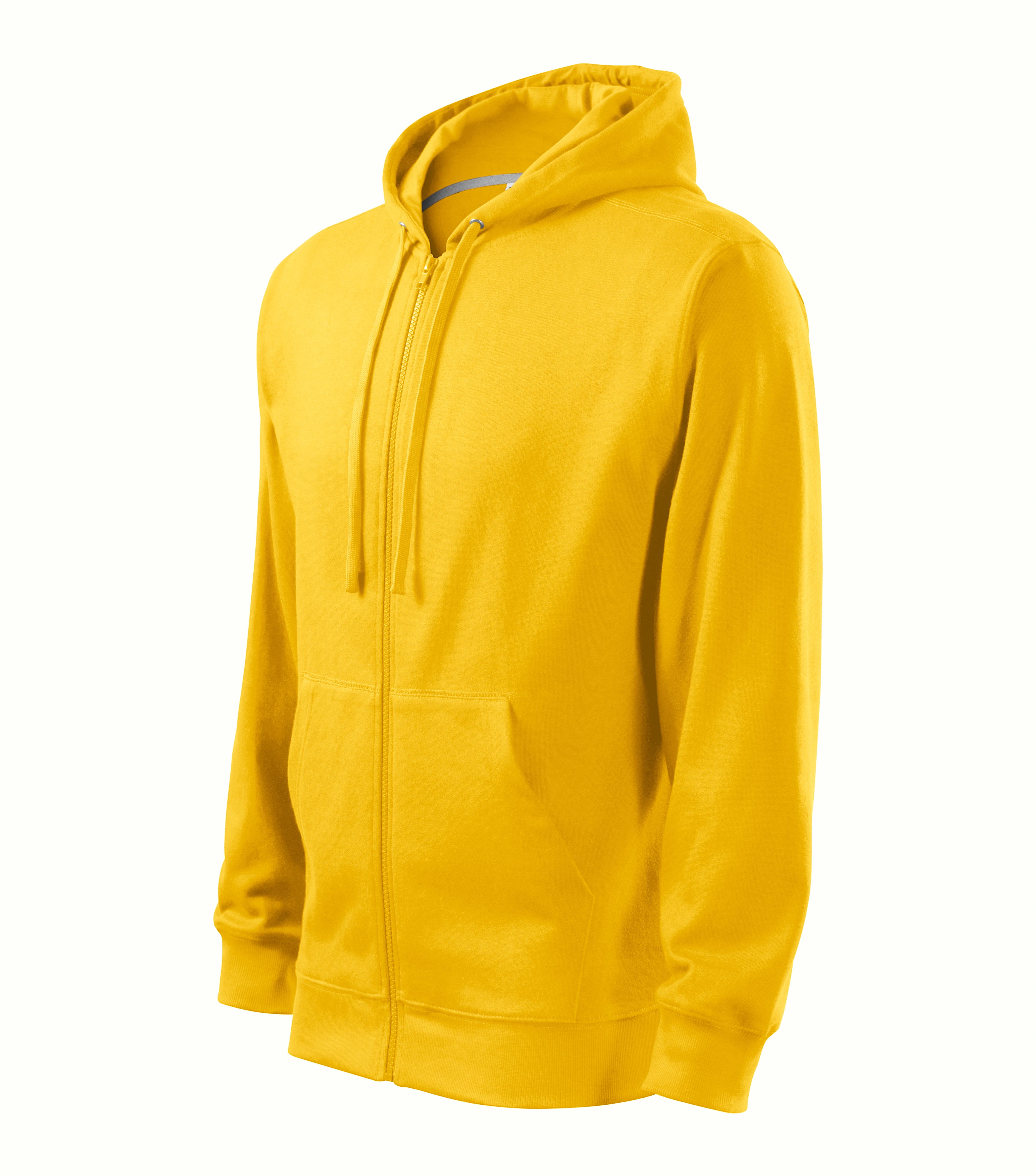 MALFINI Trendy zipper 410 Radna majica dugih rukava sa kapuljačom i zipom