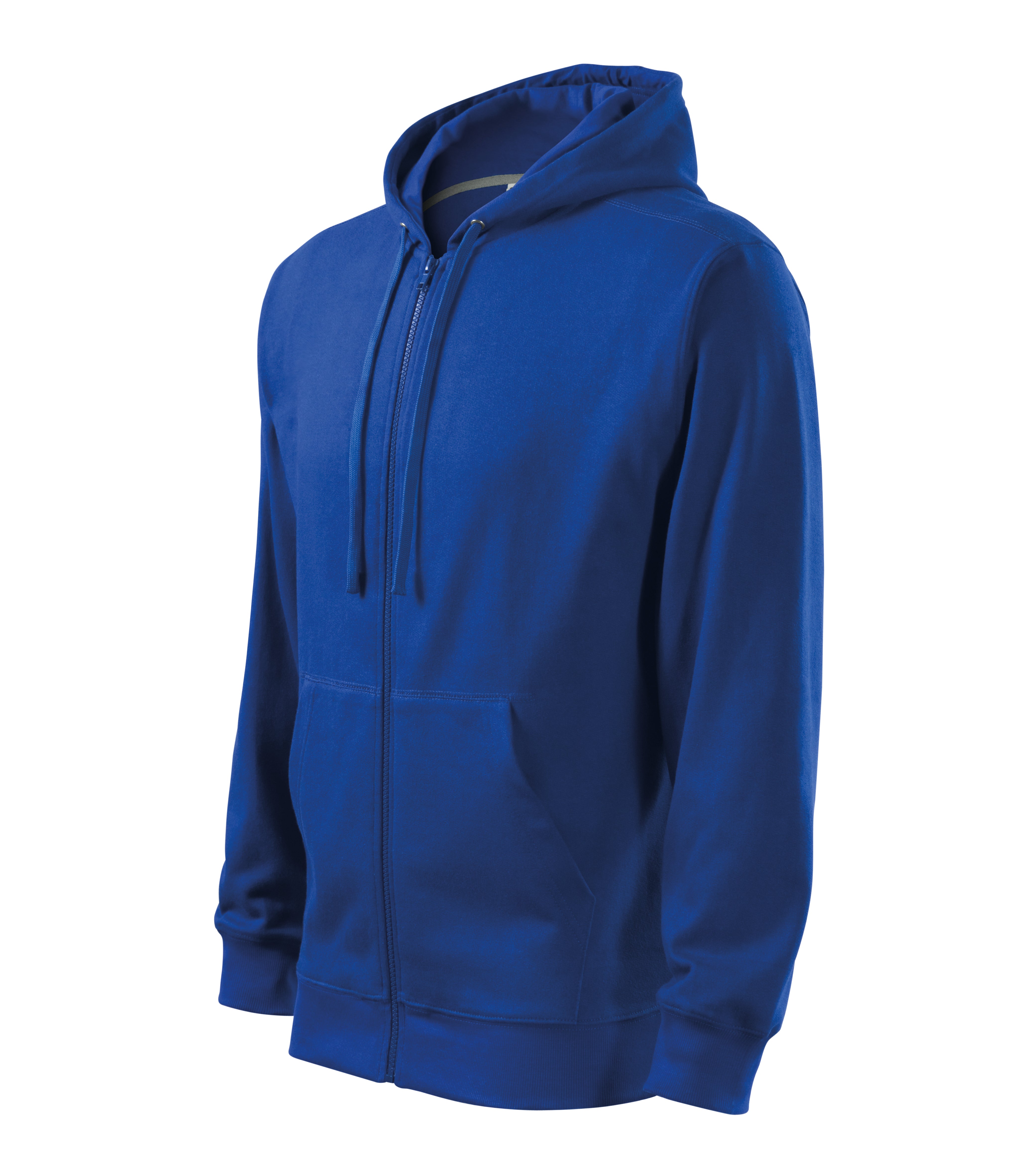 MALFINI Trendy zipper 410 Radna majica dugih rukava sa kapuljačom i zipom