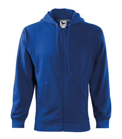 MALFINI Trendy zipper 410 Radna majica dugih rukava sa kapuljačom i zipom